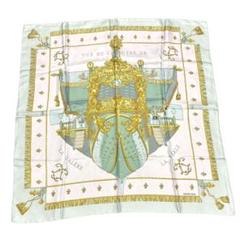 HERMES/エルメス カレ90 クイーンの戴冠式 シルク スカーフ