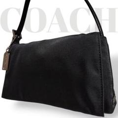 【美品】 COACH コーチ ショルダーバッグ ブラック レザー ナイロン 楽天市場】【中古】【バッグ】COACH コーチ ショルダーバッグ
