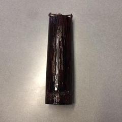 茶道 花入れ 竹塗り