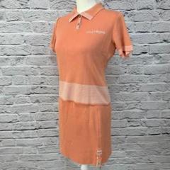 courreges　半袖セットアップ　サーモンピンク　サイズ9R 000304