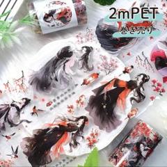 海外　人物マステ　セット⑨ 海外作家 墨心 マスキングテープ PET 人物 マステ 和風