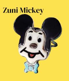 新品！　USA インディアンジュエリー　ズニ　ミッキー　ターコイズ　Mickey