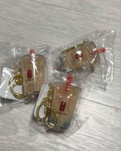 ゴンチャ　立体キーホルダー　3Dキーホルダー　3点セット　ミニチュア　原宿限定 ゴンチャ 立体キーホルダー 3Dキーホルダー 3点セット