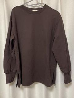 GU スウェットTシャツ　ブラウン　Sサイズのサムネイル