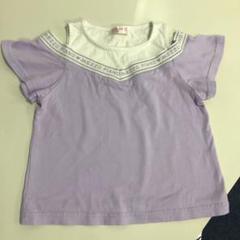 美品♡mezzo piano 半袖シャツ 120 薄紫