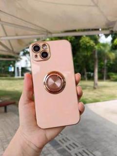 ﻿iPhoneX/XSケース TPUリングケース ピンクiphoneケース