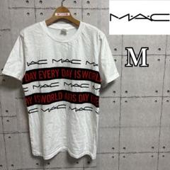 【アメリカ古着】 Mac Cosmetics 半袖Tシャツ　ホワイト　M
