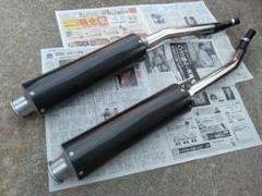 ZZR250用　アサヒナ湾岸マフラー　傷多数あり アサヒナレーシング 湾岸スリップオンマフラー ZZR250 - パーツ