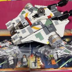 レゴ　ミニフィグ　スターウォーズ　75053 激レア　機体➕フィグ4体