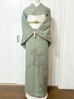 汕頭刺繍　相良刺繍　正絹訪問着　フルセット4点　卒業式　入学式　七五三　お宮参り