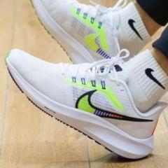 NIKE エア ズーム ペガサス 39 プレミアム 靴 28cm 白 新品