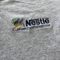 Nestlé 企業 Tシャツ Mサイズ　ネスレ ヘンリーネック 90s