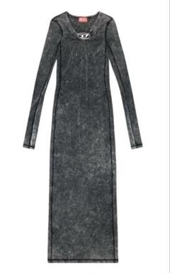 【美品】ディーゼル ロングワンピース D-Critic 2024AW グレー 美品】ディーゼル ロングワンピース D-Critic 2024AW グレー
