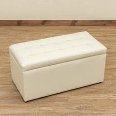 【冬バーゲン★特別送料無料!】 ベンチスツール 収納付き ☆アンティーク調 ワイドタイプ ×3点☆ おもちゃ箱 - スツール