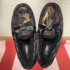 UGG 24cm ムートン モカシン リボン アグのサムネイル