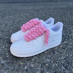 Nike Air Force 1 ホワイト ロープカスタム NIKE Air Force 1 ホワイトロープカスタム