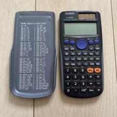 【美品】CASIO fx-375ES 電卓 カバー付きのサムネイル