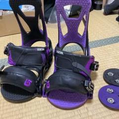Burton スノーボードビンディング 紫 BURTON バートン スノーボード バイン ビンディング ステップ
