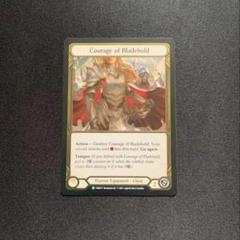 FAB Courage of Bladehold gold foil 開封済み