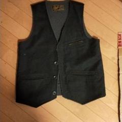 23AW【新品】☆CALEE　キャリー：ナイロンリップ　フリースベスト　ブラック CALEE - NYLON RIP FLEECE WAIST COAT (BLACK) / ナイロン
