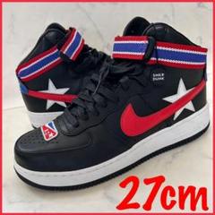 【レア・美品】Nike×リカルドティッシ　コラボジャケット　花柄 フード付き 新品 激レア】ナイキ エアフォース1 ハイ リカルド ティッシ