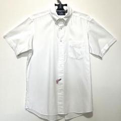 【日本製】鎌倉シャツ　半袖　ワイシャツ　ボタンダウン　白　Mサイズ
