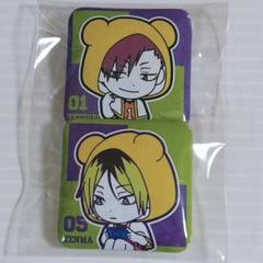 黒尾鉄朗 ハイキュー 東京遠征 メタリック缶バッジ 少年ジャンプ