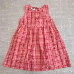 オシュコシュ　チェック柄ワンピース　120