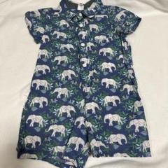 美品　GAP GAPbaby ロンパース　セットアップ　ゾウ　カバーオール