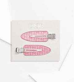 新品未使用 DIOR バックステージ ロゴ入り　ヘアクリップ 2個