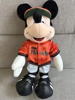 福岡ダイエーホークス ミッキー マウスコラボ ぬいぐるみ　レア