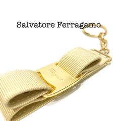 【綺麗未使用】Ferragamo フェラガモ ヴァラ リボン キーホルダー