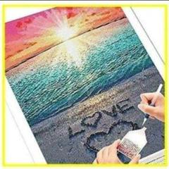 ダイヤモンドペインティング ダイヤモンドアート 手作り 絵画 DIY 夏休み