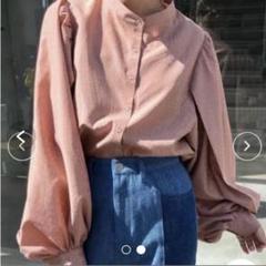 Kastaneグラフチェック柄 バルーンスリーブ シャツ カスタネ
