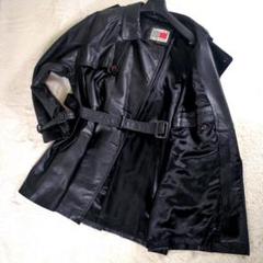 美品✨️　FLYINGTIGERS　トレンチコート　カウレザー　大きいサイズ 美品✨️ FLYINGTIGERS トレンチコート カウレザー 大きいサイズ