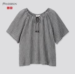 完売☆ユニクロ JW ANDERSON ギャザーブラウス XL