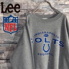 NFLビッグシルエットコルツスウェットトレーナー灰グレー
