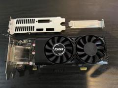 ジャンク扱い MSI GeForce GTX 1050 Ti 4GT LP