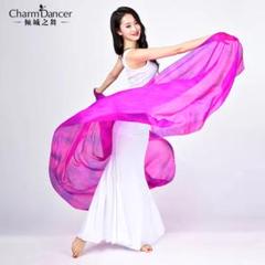 sale 260x114特選 シルクベール ピンク系タイダイ 花のベール