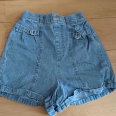 ピンクラテ　デニム　ショートパンツ 150