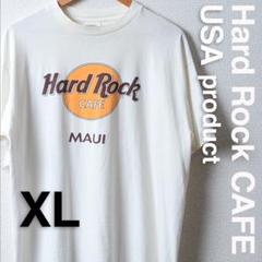 US古着 US規格 ハードロックカフェ Tシャツ マウイ ハワイ XLサイズ