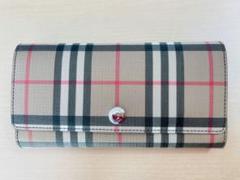 BURBERRY バーバリー 長財布 二つ折り財布 財布 ノバチェック PVC BURBERRY バーバリー 長財布 折り財布 ノバチェック PVC - メルカリ