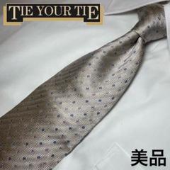 TIE YOUR TIE タイユアタイ　ネクタイ　ネイビー　ソリッド　極美品 TIE YOUR TIE (Men) / タイユアタイ TOP | メンズ