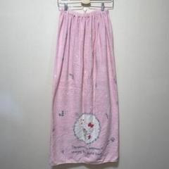 新品　サンリオ　ハローキティ 巻きタオル ピンク　ラップタオル　プールタオル