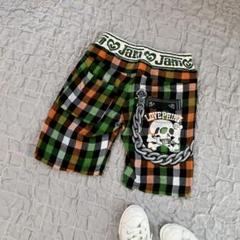 キッズ　ショートパンツ　半パン　男の子　チェック　150サイズ
