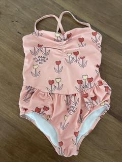チューリップ水着 女の子 92cm 24-36month