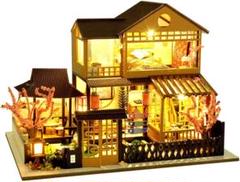 ✨新品✨和風ドールハウス 手作りキット 桜庭居 1/24スケール