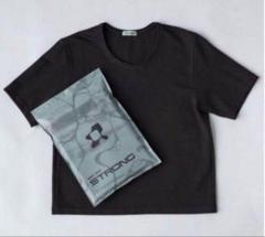 our's  strong pack tee glay  サイズs STRONG PACK TEE (BLACK)