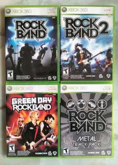XBOX360 ソフト ROCKBAND ロックバンド 4本セット