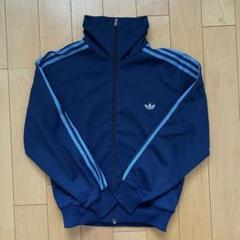 80s adidas トラックジャケット 水色×青　在原みゆき 80s adidas トラックジャケット 水色×青 在原みゆき